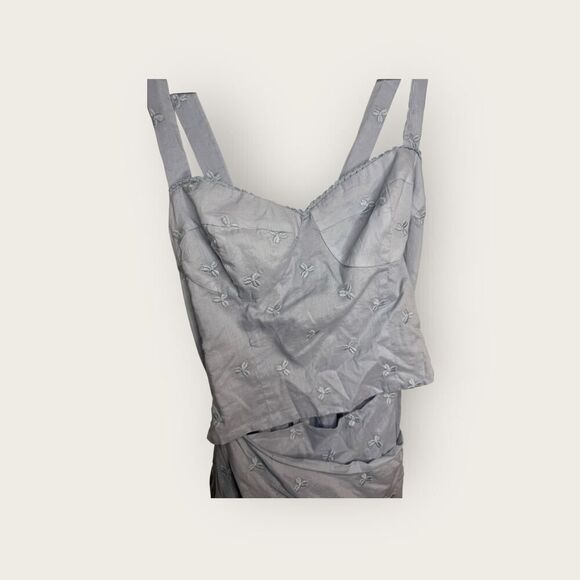 Reformation Ives Dress in Mineral Wrap Floral Size 4 - Picture 5 of 8